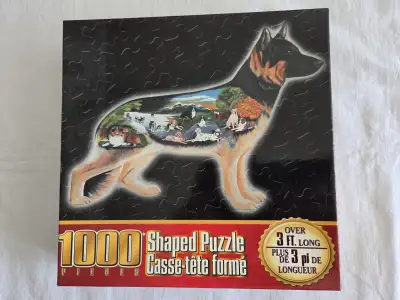 Sure-Lox 1000 Piece Shaped Puzzle - Fier debout, View more