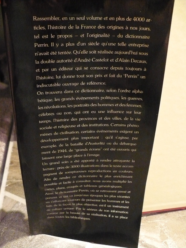 DICTIONNAIRE D'HISTOIRE DE FRANCE PERRIN dans Autre  à Longueuil/Rive Sud - Image 2