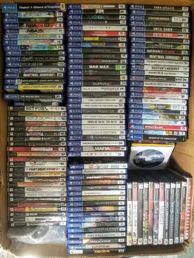 I'm selling PS4 games, and games for all other systems. Updated June 10, 2025 PS5 ----- Complete=wit...