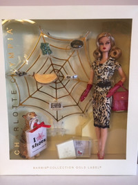 BARBIE DOLL - DESIGNER CHARLOTTE OLYMPIA - GOLD LABEL 2015 NRFB