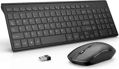 Rechargeable Wireless Keyboard Mouse JOYACCESS-Black, View more