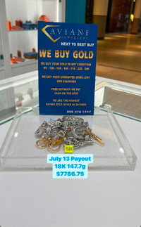 To Sell Your Unwanted Jewellery visit AVIANI in Markham!