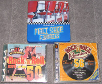 Rock 'n' Roll Music CD's 3 Diff Collections Hits of the 50's +