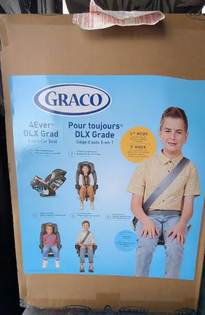 New in Box: 4Ever DLX Grad 5-in-1 Car Seat, View more