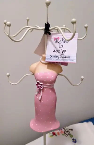 Jewellery display holder 16" tall Display your necklaces, earrings, bracelets and rings. Vintage Pin...