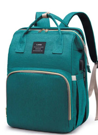 Green back pack waterproof