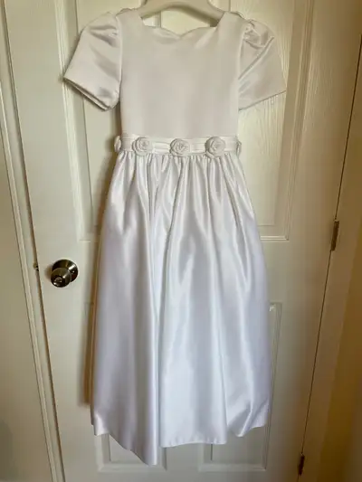 Girls white long dress. $45, View more