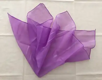 21" Silk Feeling Chiffon Square Scarf Wrap Violet Gift, View more