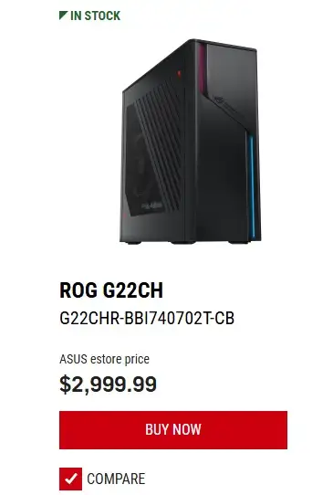 Asus Rog G22CH (Brand new!), View more