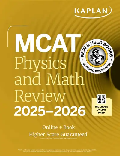 MCAT Physics and Math Review 2025-2026 Kaplan 9781506294292, View more