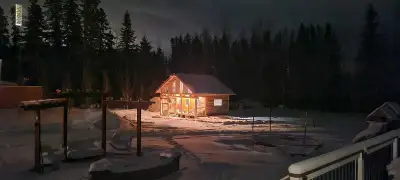 20 x 24 cabin no plumbing , room for bathroom and can be roughed in for plumbing. Upper loft for 2 t...