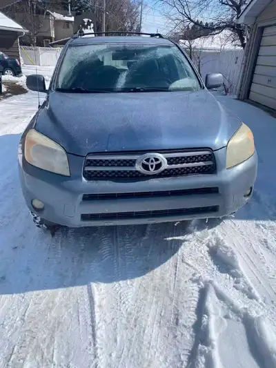 2008 Toyota RAV4 2.4 liter 4-cylinder and limited I am third owner active title with remote starter...