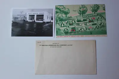 Vintage British-American Oil Co. Post Card _VIEW OTHER ADS_, View more