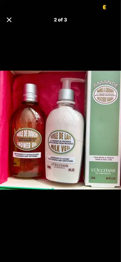 L’OCCITANE Almond LUXURY GIfT SET NEW IN BOX, View more