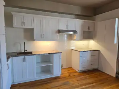 (3) chambres sur 1 e Rue de la Pointe, à une rue de la promenade St-Maurice. Repeint entièrement. Lu...