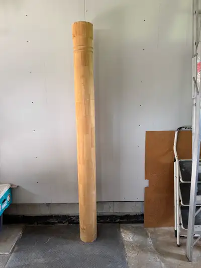 New Wood Column, size 90 inches long by 8 inches wide. $30, obo.