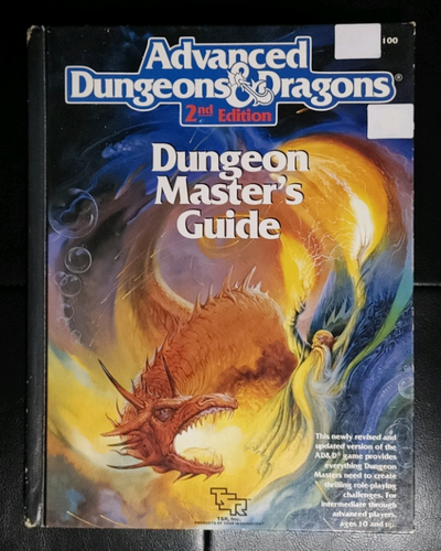 ADVANCED DUNGEONS & DRAGONS DUNGEON MASTER GUIDE 2nd edition '89, View more