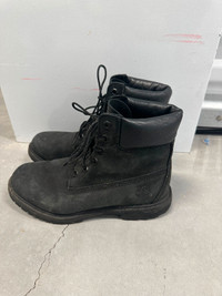 Timberland Black Leather Women's Boots - 8.5
