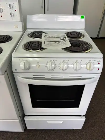 24” Electric Coil Top Stove – White – For Sale, View more
