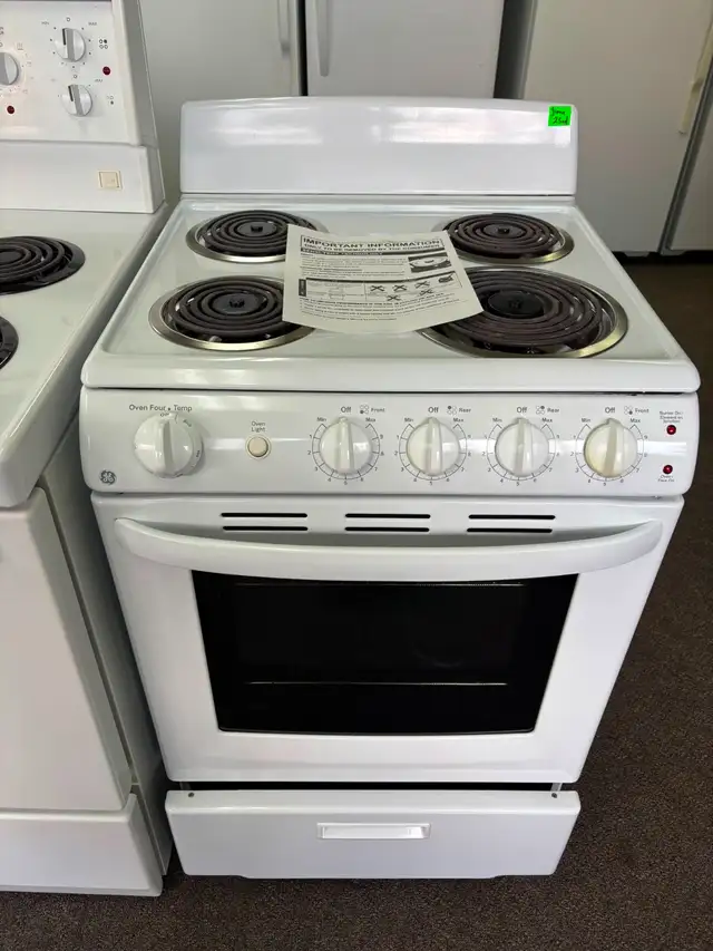 24” Electric Coil Top Stove – White – For Sale in Stoves, Ovens & Ranges in City of Toronto - Image 2