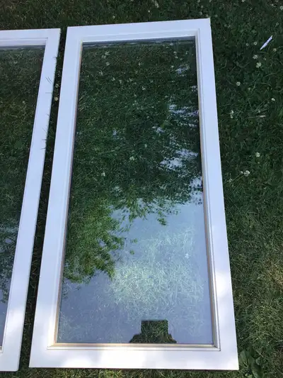 4 Double Glazed Vinyl windows 24” x 52” -each $100 , View more