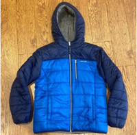 Eddie Bauer reversible sherpa jacket Youth 14-16