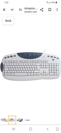 Logitech internet navigation keyboard, USB, model Y-BF37