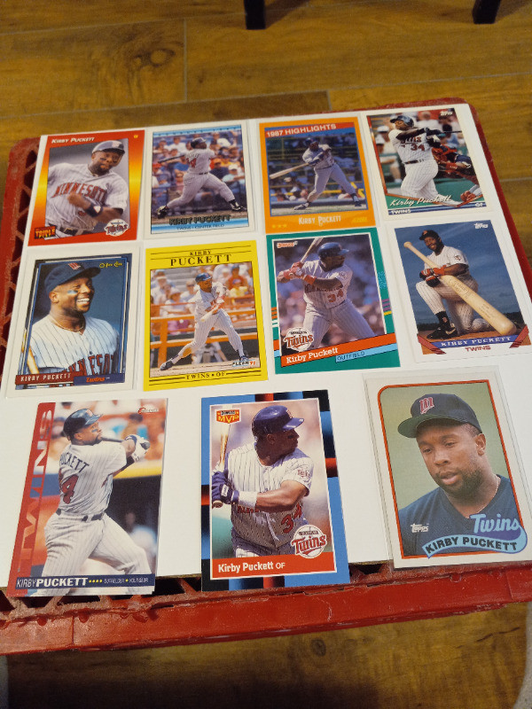 Vintage Baseball Cards Kirby Puckett HOF Twins Lot of 23 NM in Arts & Collectibles in Trenton - Image 4