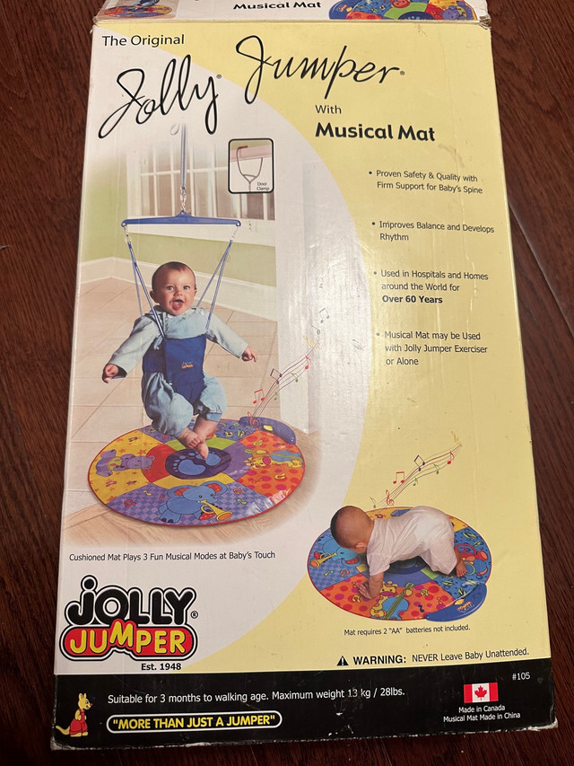 Jolly Jumper with musical mat in Other in Oshawa / Durham Region