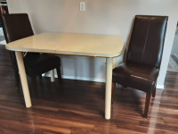 TABLE AND TWO CHAIRS