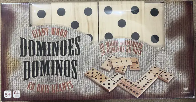 Giant Wood Dominos