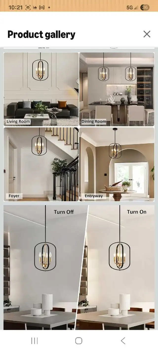 AKLMXCG Chandelier in Indoor Lighting & Fans in Kitchener / Waterloo - Image 6