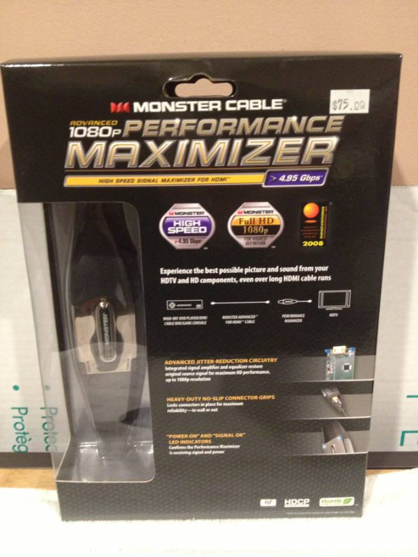 Monster - HDMI *new* in Video & TV Accessories in Burnaby/New Westminster
