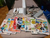 Nintendo Wii with 2 controllers and games