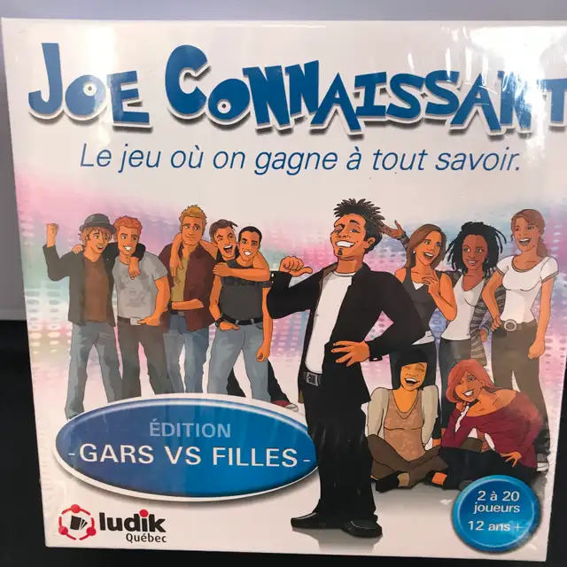 Joe Connaisant - Edition Gars & Filles - French board game  -New