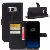 SAMSUNG NOTE 8 WALLET BLACK LEATHER  514 655 4028/SMS