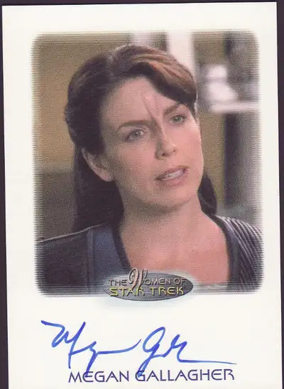 THE WOMEN OF STAR TREK AUTOGRAPH CARD MEGAN GALLAGHER, View more
