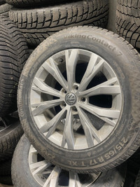 17” OEM VW Tiguan wheels 215-65-17 continental Viking winters
