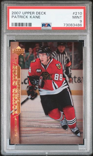 PATRICK KANE … 2007-08 Young Guns ROOKIE … RAW + PSA 9, 10=$1600 in Arts & Collectibles in City of Halifax - Image 3