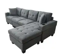 Moving Out Sale - Reversible sectional Sofa for Sale