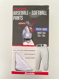 Franklin Baseball Softball Pants Youth L- New