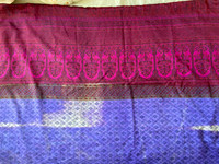 Beautiful 3 colours pure silk sari ready to wear