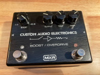 MXR custom audio electronics boost overdrive 