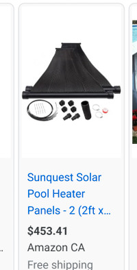 Solar pool heaters