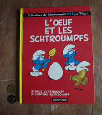 BD : 3 histoire de Schtroumpfs par Peyo - 4e série - Dupuis 1988
