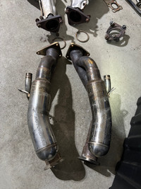 Set of 370z Motordyne ART test pipes