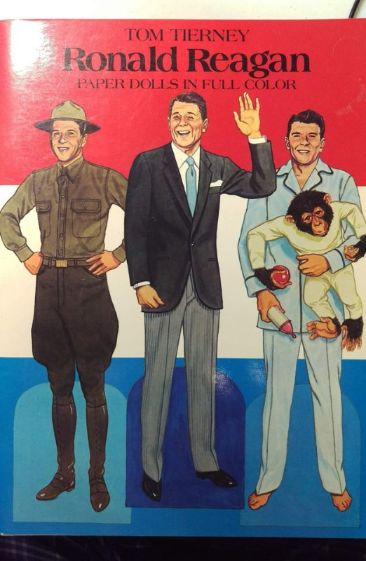 President RONALD REAGAN 1984 Paper Dolls Book MINT in Arts & Collectibles in Kingston