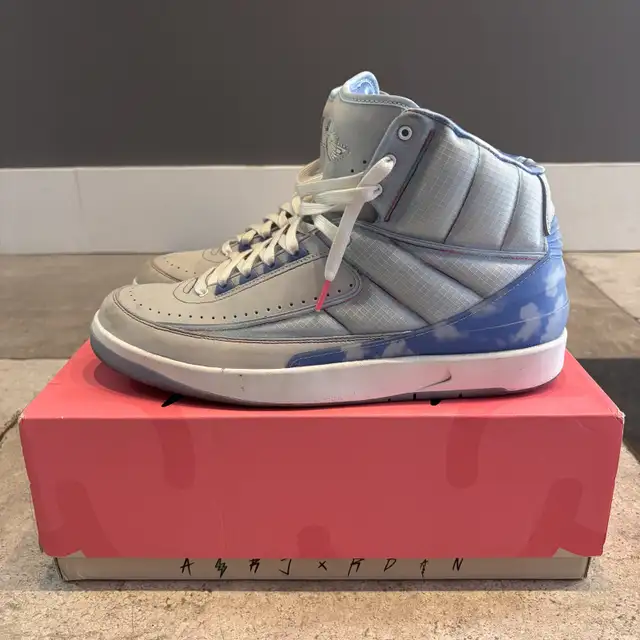Nike Air Jordan Retro 2 J Balvin Men’s Size 13 Barely Used in Men's Shoes in City of Montréal - Image 2