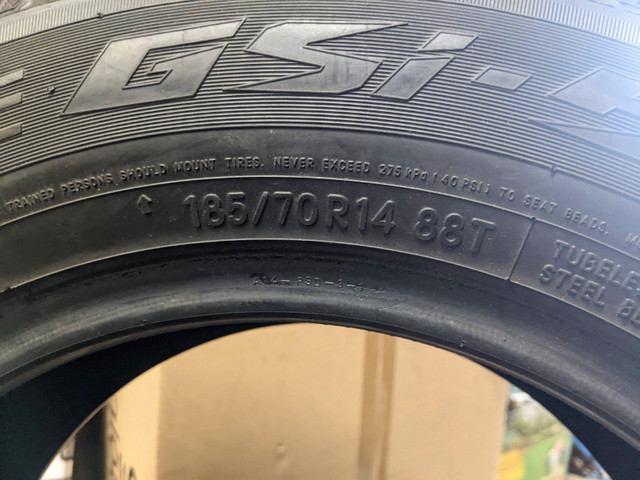 2 x 185 70R14 - TOYO OBSERVE GSI-5 Winter Tires [LIKE NEW] in Tires & Rims in Ottawa - Image 4