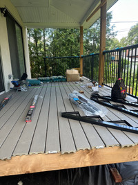 Deck and fence 